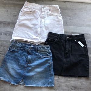 BDG and TopShop Skirt Bundle